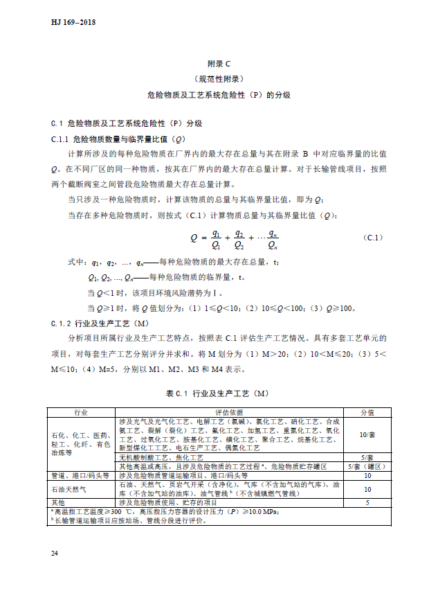建设项目环境风险技术评价导则（附录B、附录C）(图11)